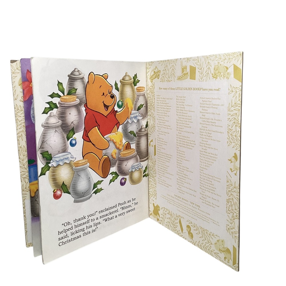Winnie the Pooh Little Golden Books King of the Beasties Sweetest Christmas Lot - Picture 9 of 13